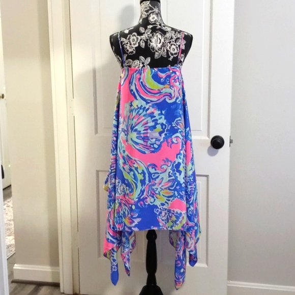 🦄VERY HTF Lilly Pulitzer🦄 - Kimi Silk Dress - Picture 2 of 15
